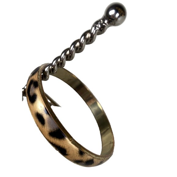 Cheetah Bangle Women's Bracelet GUC Designer Animal Fashion Bangle - Picture 3 of 7